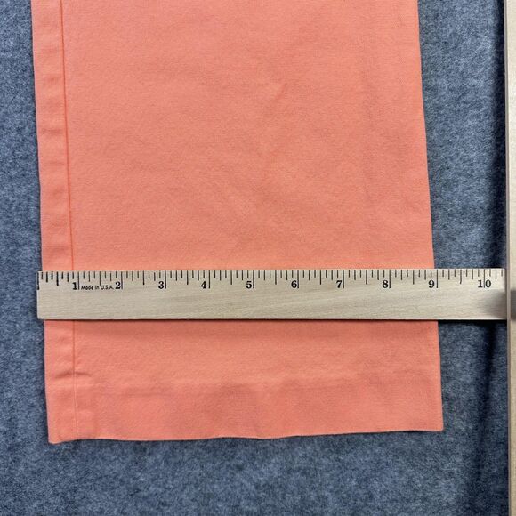 Express Editor Pants Womens 2 Orange Cropped Wide Leg Dress Cotton Stretch - Picture 11 of 13